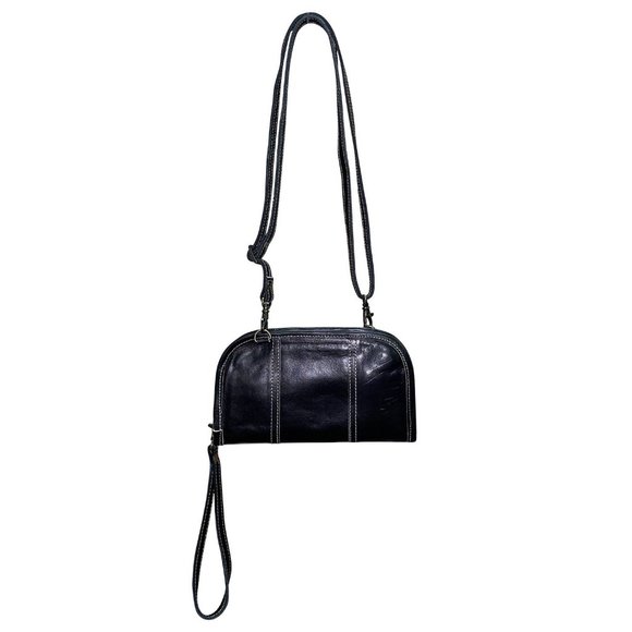 *FLAW* Chloe & Lex Leather Convertible Crossbody Wrist Wallet - Picture 6 of 7